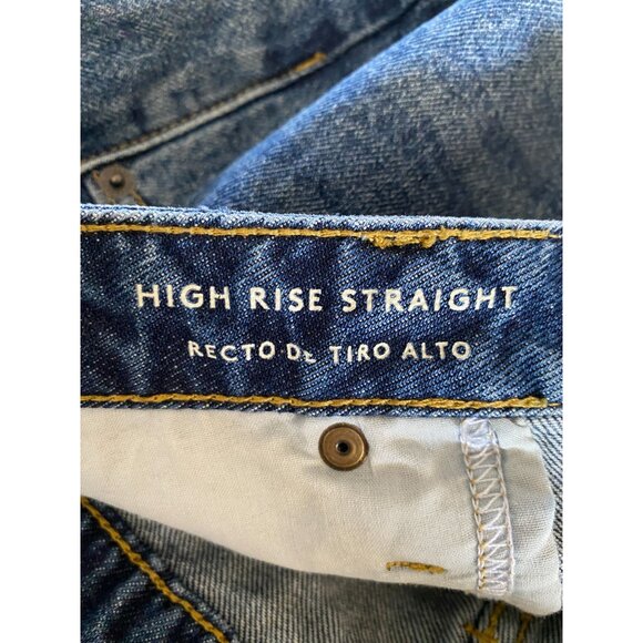 Universal Thread Womens High Rise Straight Leg Jeans 18/34R Medium Wash Casual - Picture 5 of 8